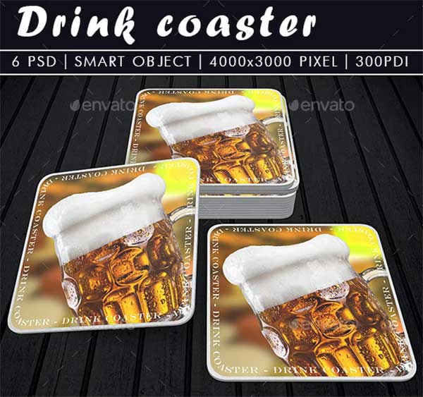 60+ Coaster Mockups Free Format Downloads
